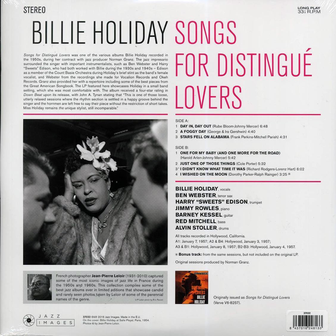 Billie Holiday - Songs For Distingue Lovers