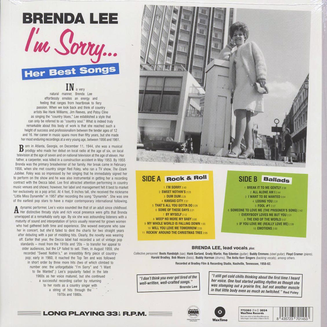 Brenda Lee - I’m Sorry: Her Best Songs