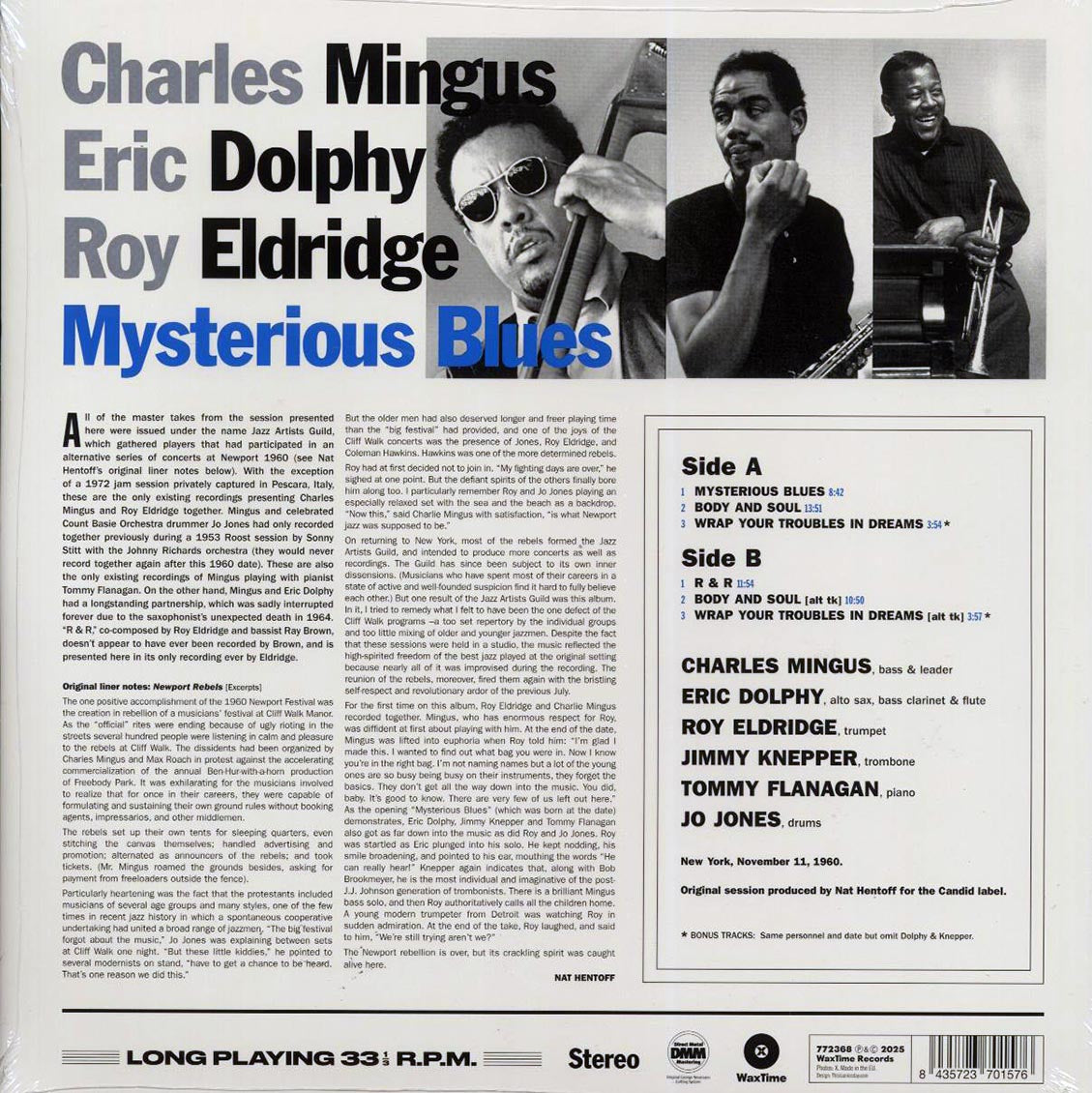 Charles Mingus, Eric Dolphy, Roy Eldridge - Mysterious Blues