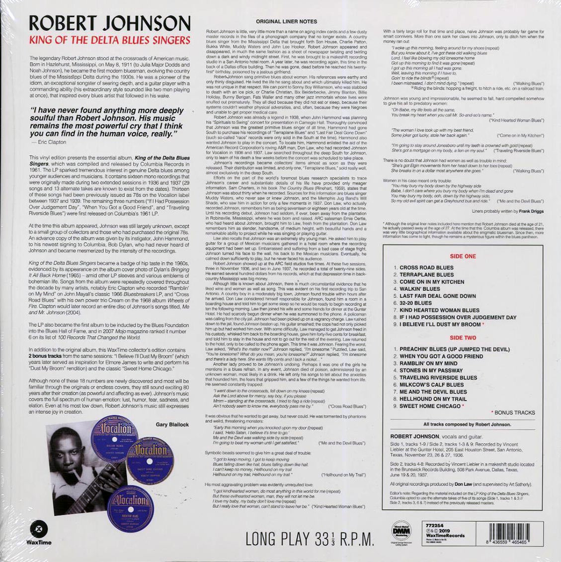 Robert Johnson - King Of The Delta Blues Singers