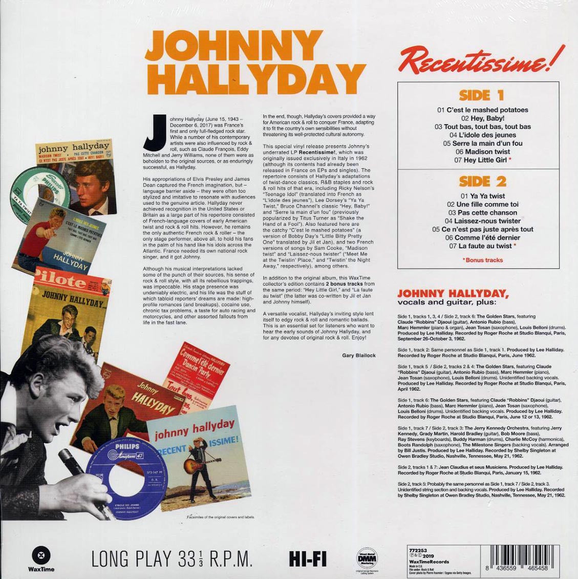 Johnny Hallyday - Recentissime!