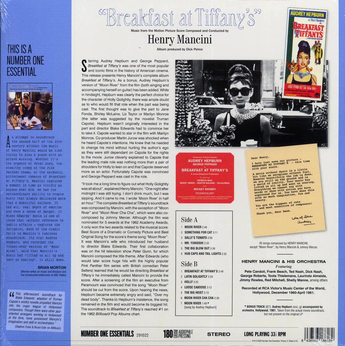 Henry Mancini - Breakfast At Tiffany's