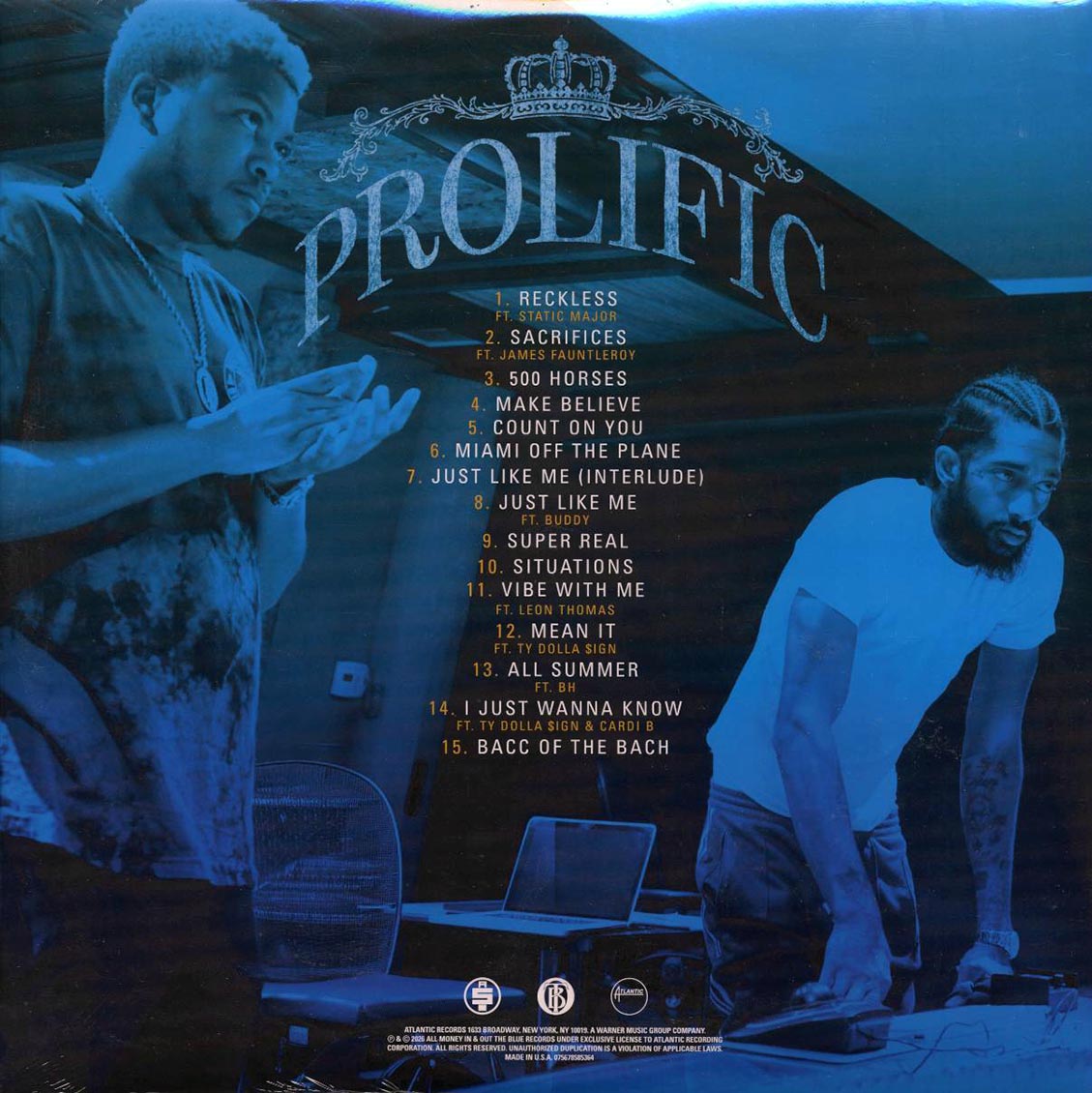 Nipsey Hussle, Bino Rideaux - Prolific