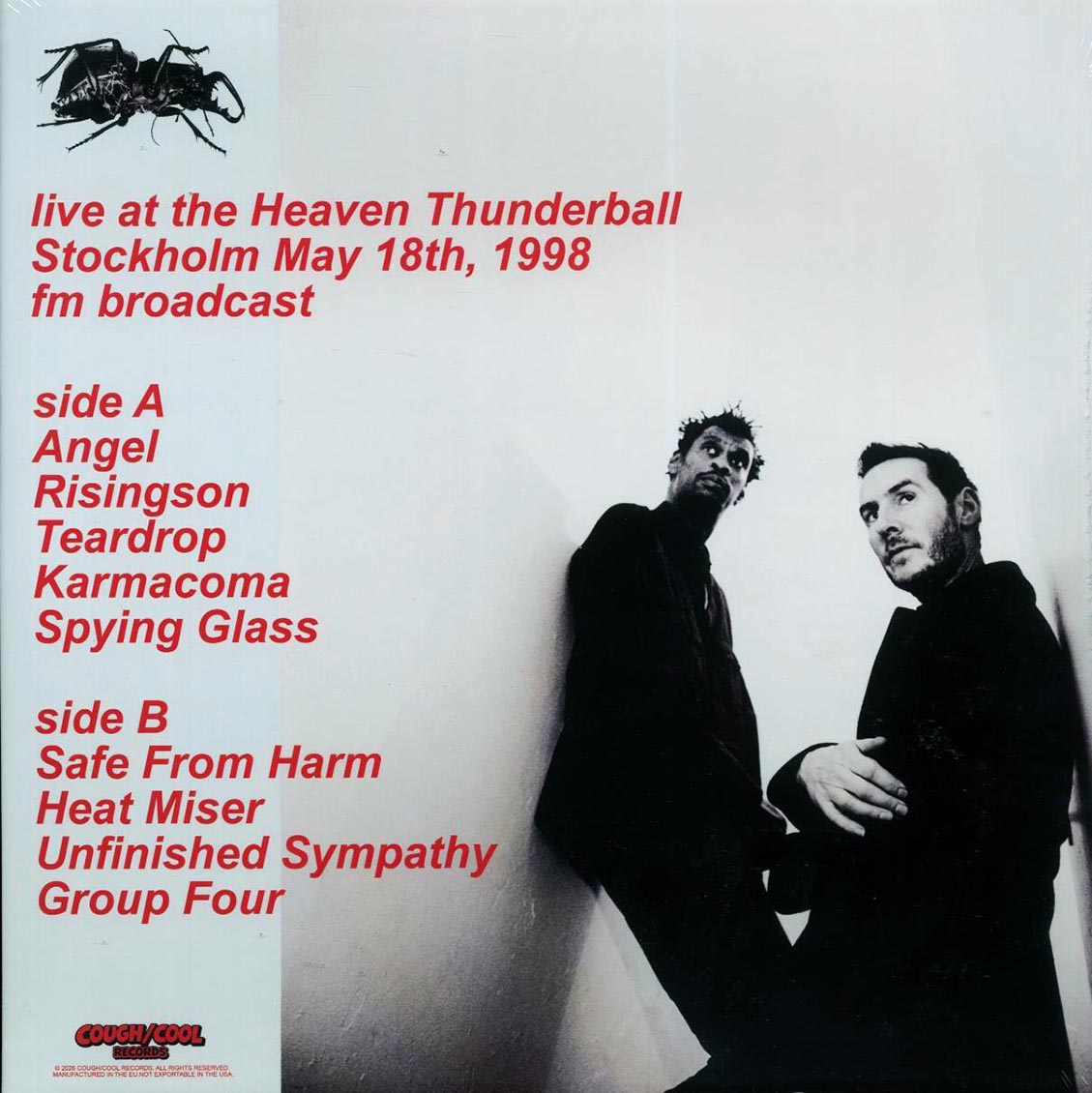 Massive Attack - Live Heaven Broadcast: Heaven Thunderball, Stockholm, May 18th, 1998