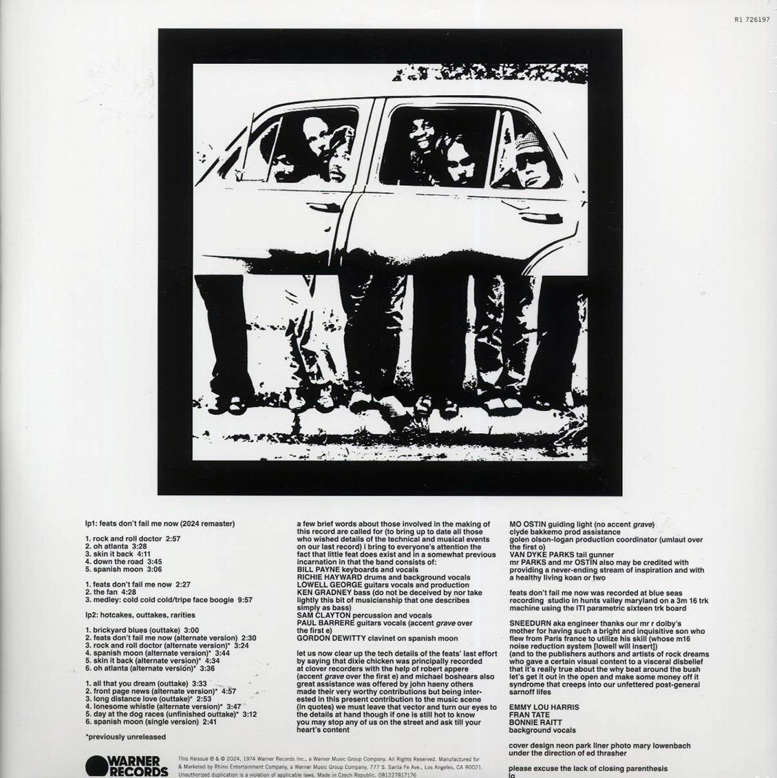 Little Feat - Feats Don't Fail Me Now