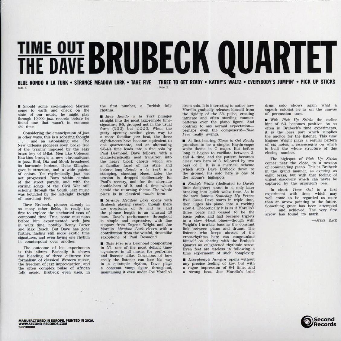 Dave Brubeck Quartet - Time Out