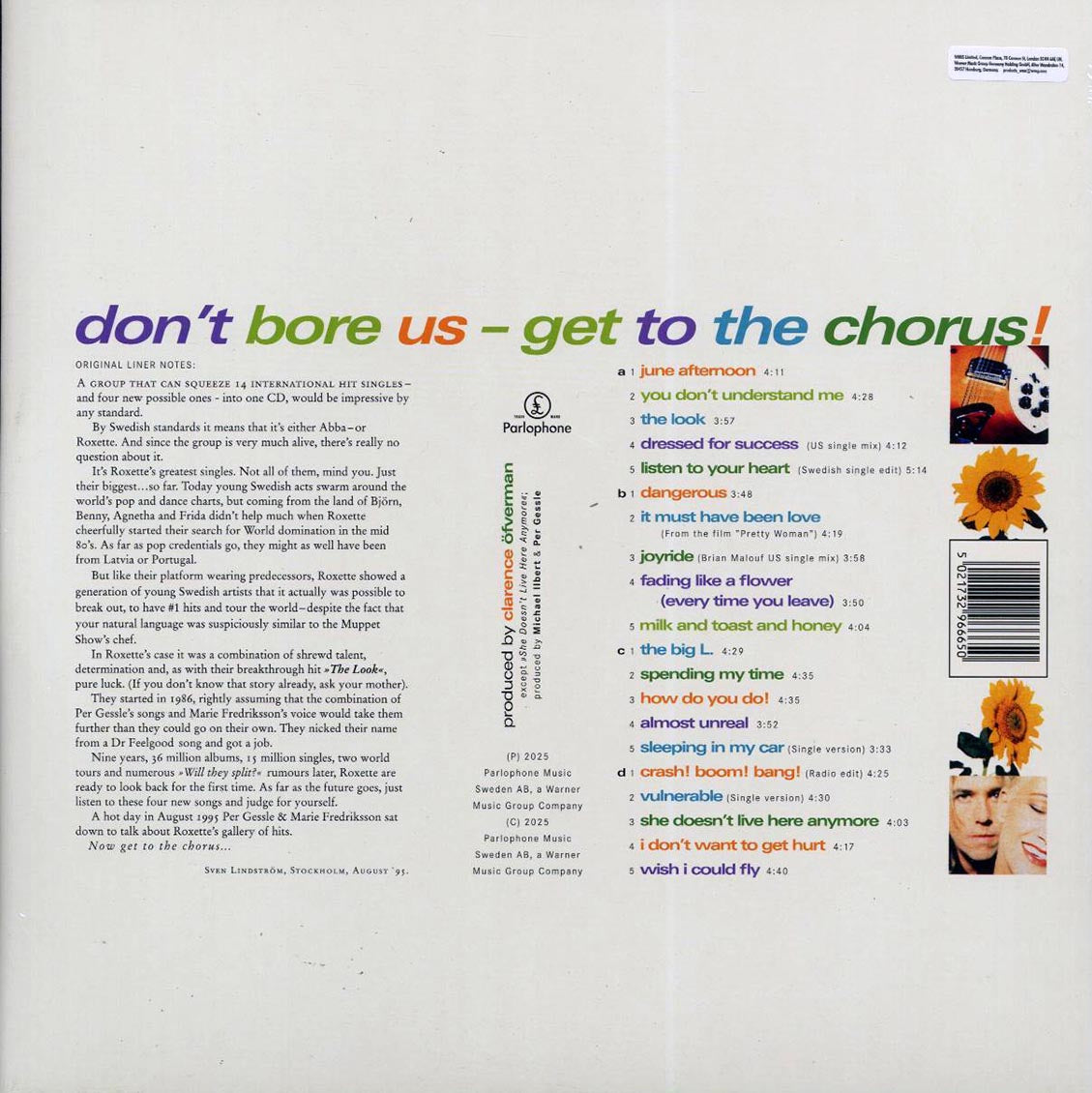 Roxette - Don't Bore Us Get To The Chorus! Roxette's Greatest Hits