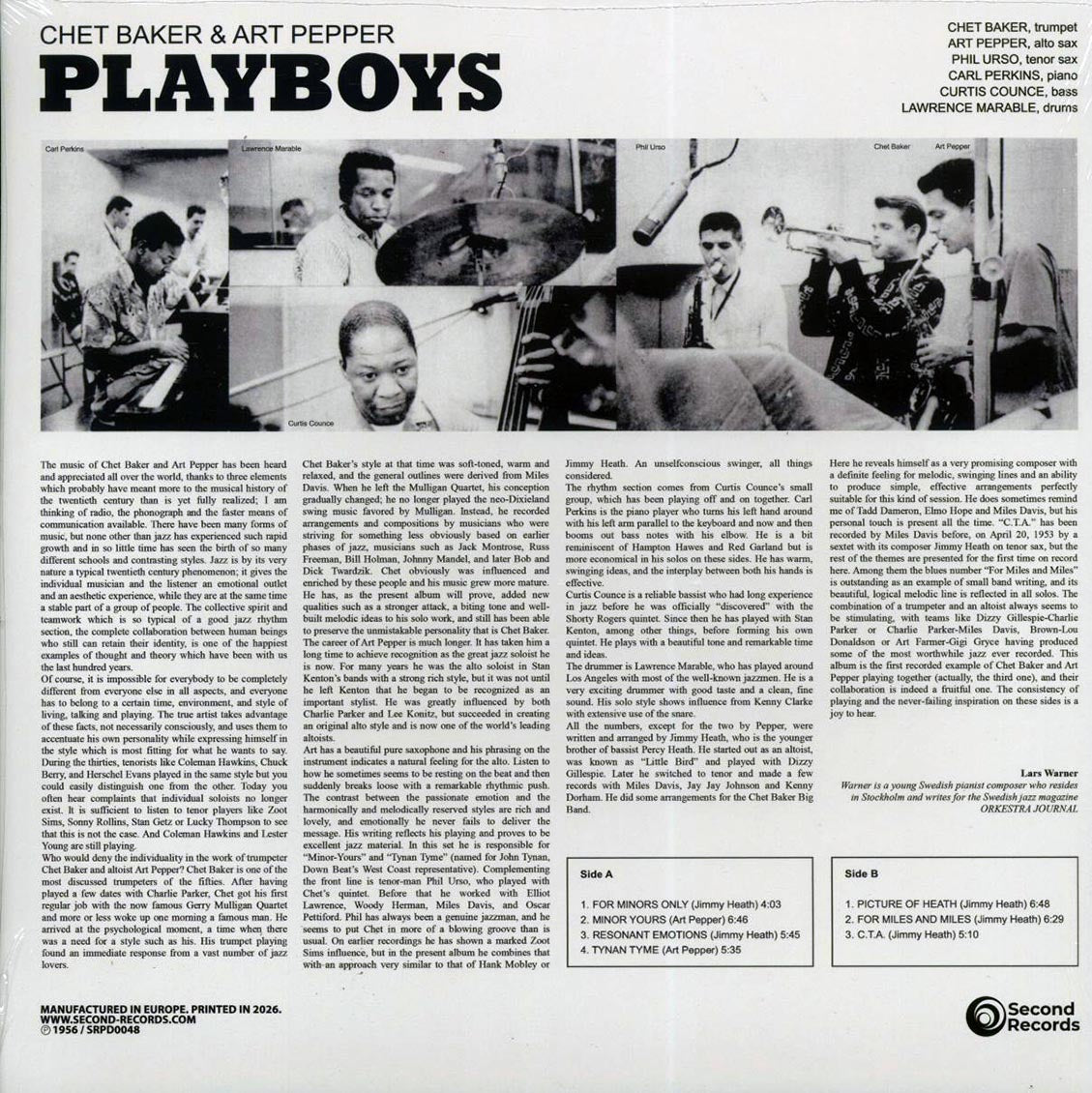 Chet Baker, Art Pepper - Playboys