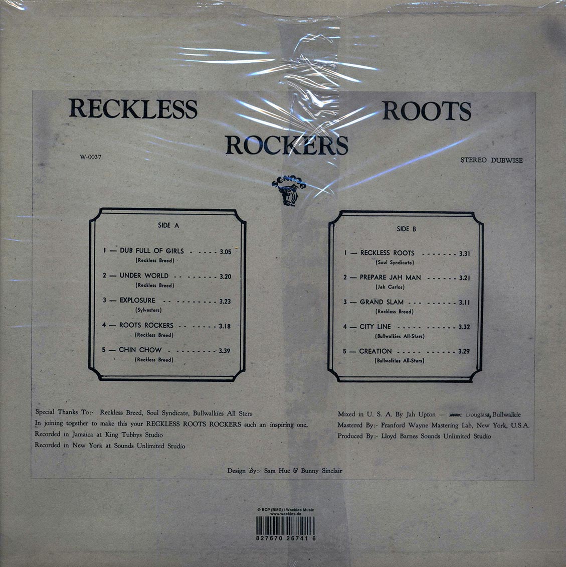 Wackie's - Reckless Roots Rockers