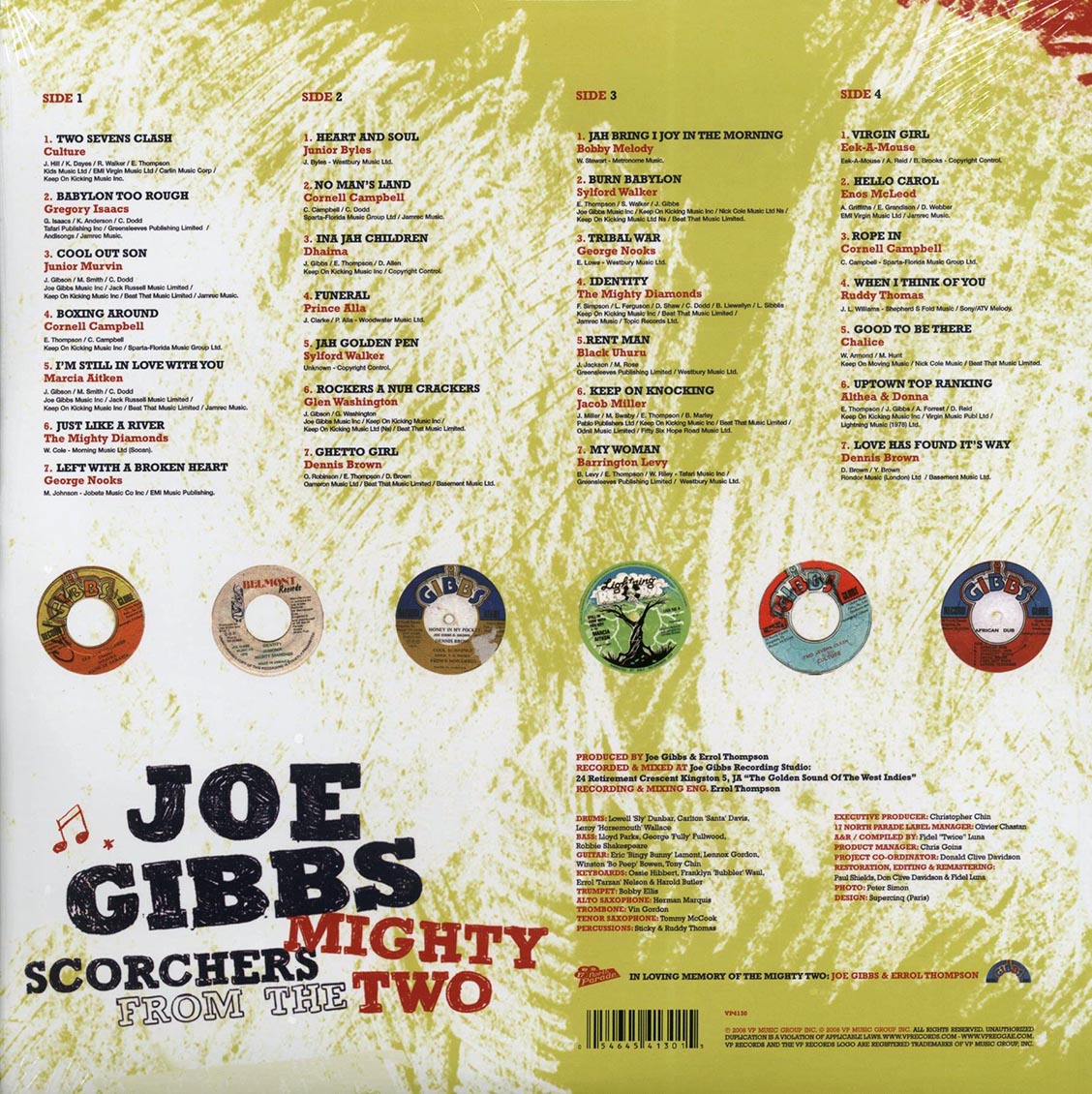 Joe Gibbs - Joe Gibbs Reggae Anthology: Scorchers From The Mighty Two