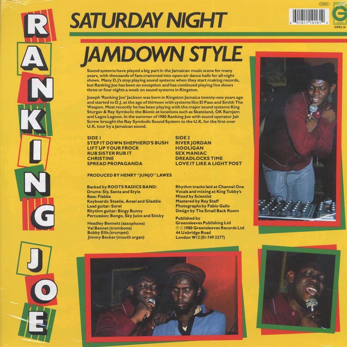 Ranking Joe - Saturday Night Jamdown Style