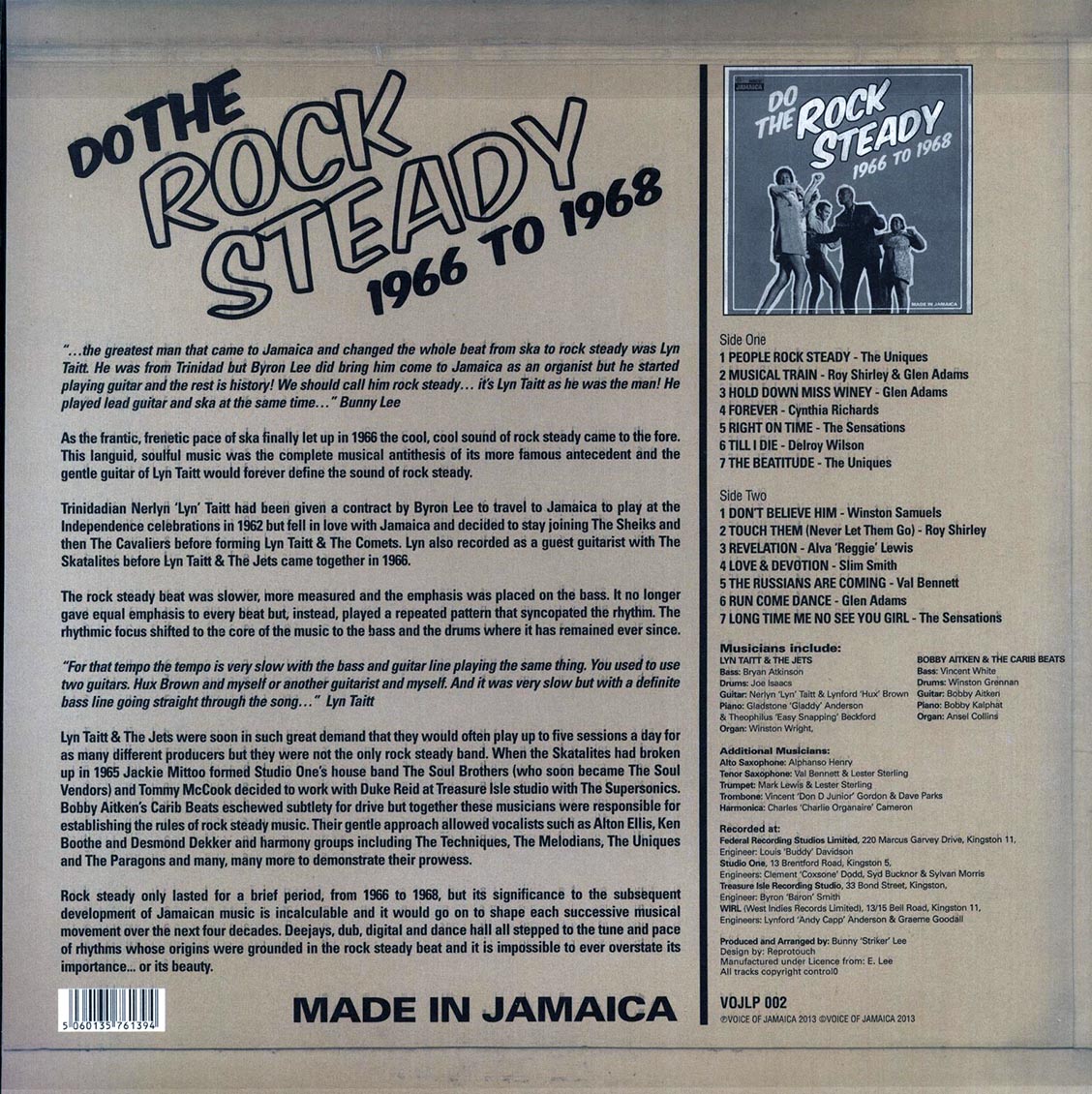 Uniques, The Sensations, Delroy Wilson, Etc. - Do The Rock Steady: 1966-1968