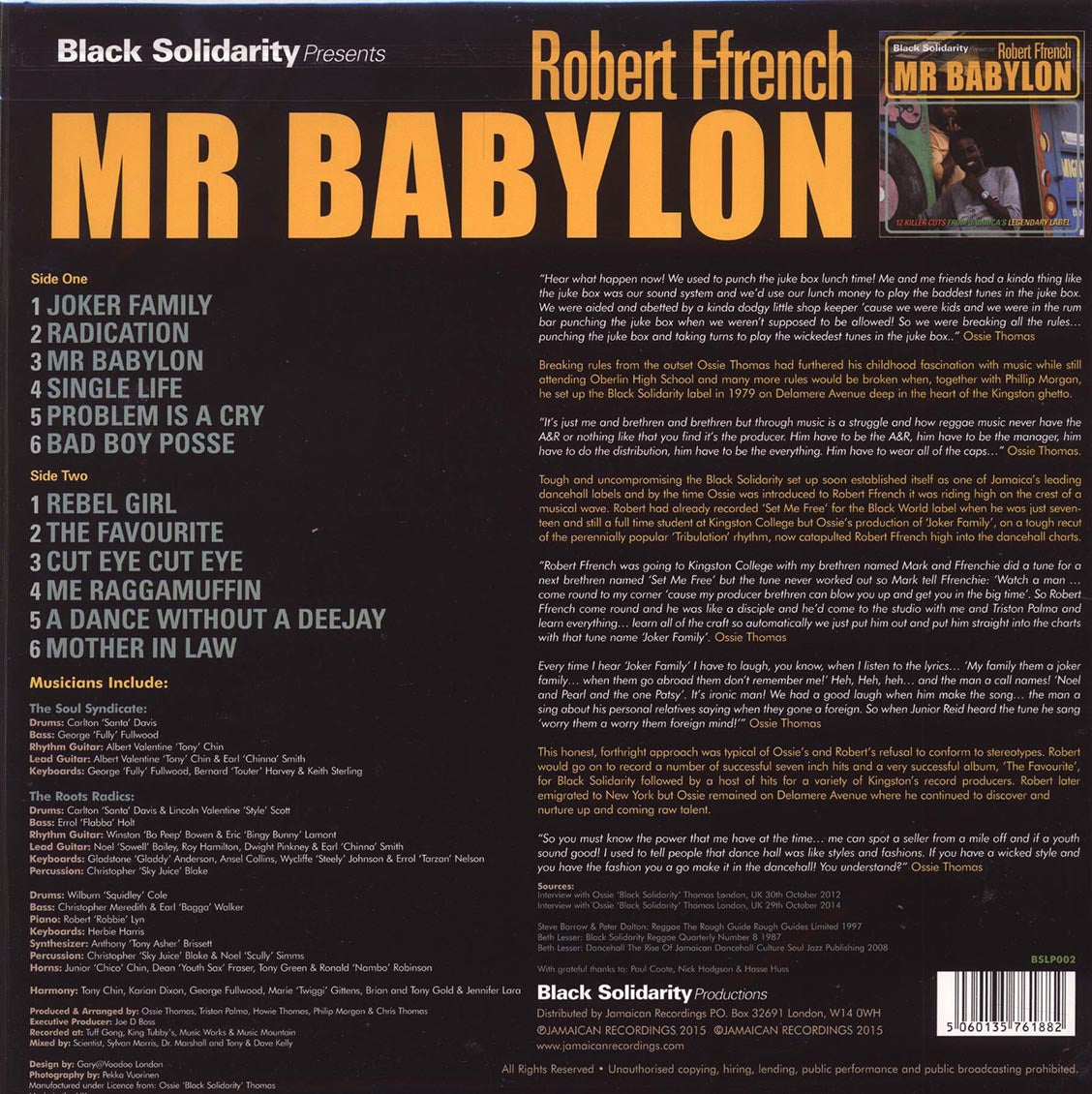 Robert Ffrench - Mr. Babylon