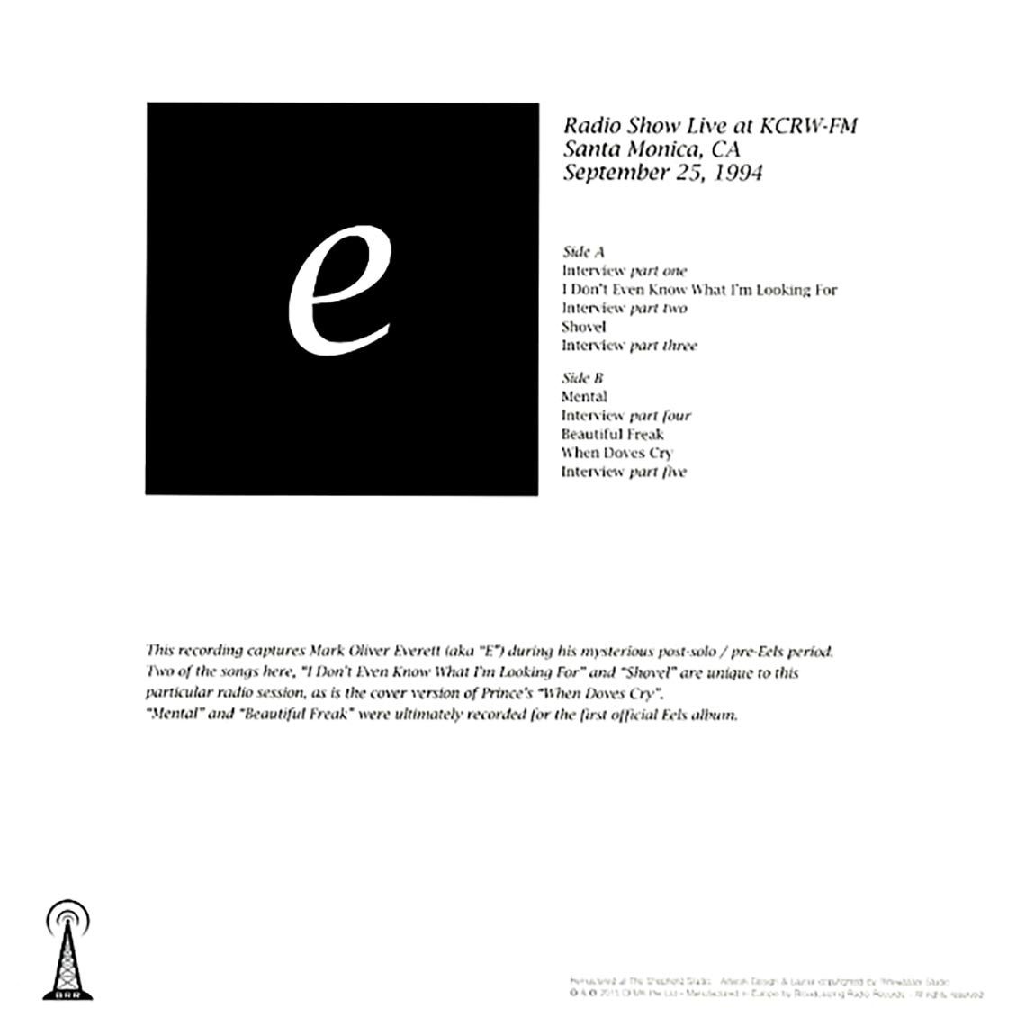 Mark Oliver Everett - KCRW Radio Special September 25, 1994