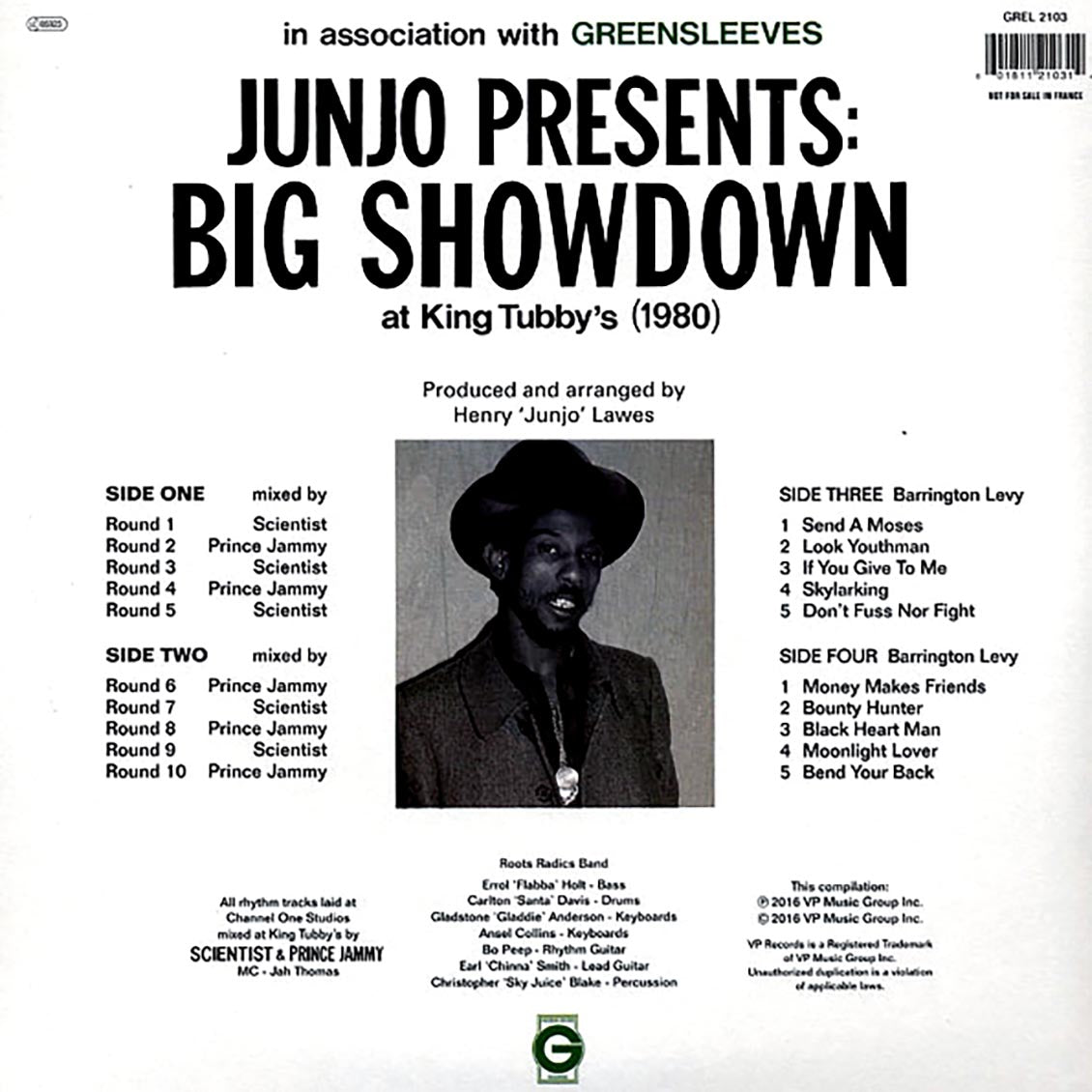 Scientist, Prince Jammy - Junjo Presents Big Showdown At King Tubby's + Bonus Vocals Album