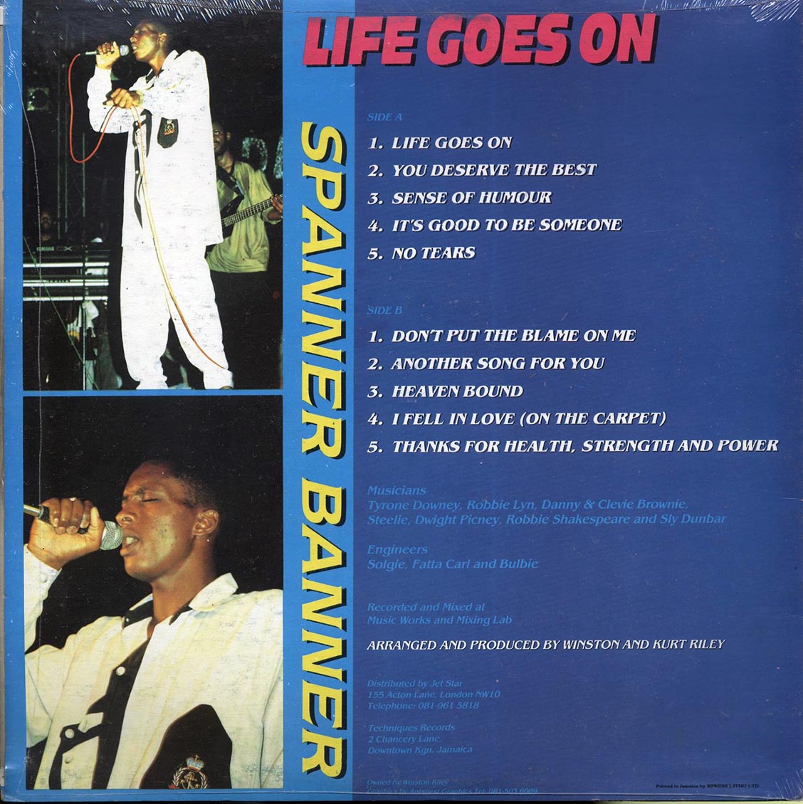 Spanner Banner - Life Goes On