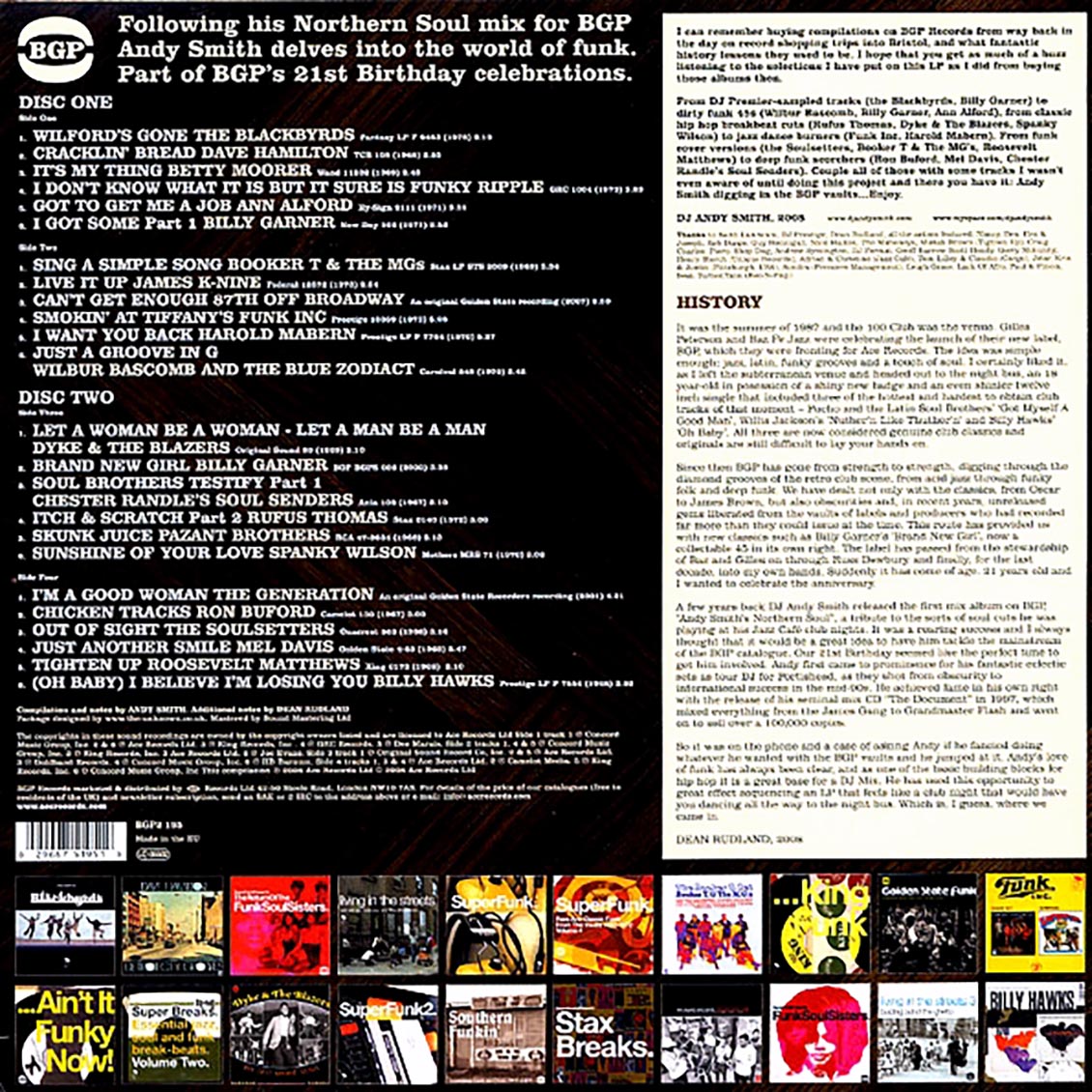 Dave Hamilton, Billy Garner, Rufus Thomas, The Blackbyrds, Etc. - Andy Smith Diggin' In The BGP Vaults