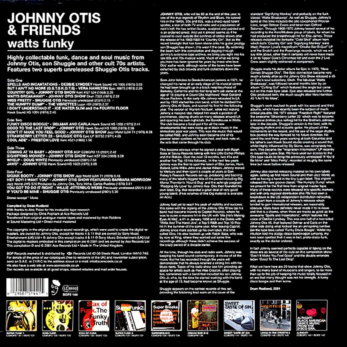Johnny Otis & Friends - Watts Funky