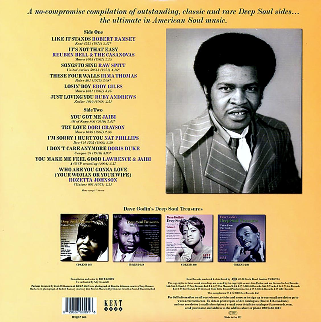Irma Thomas, Doris Duke, Eddy Giles, Etc. - Dave Godin's Deep Soul Treasures