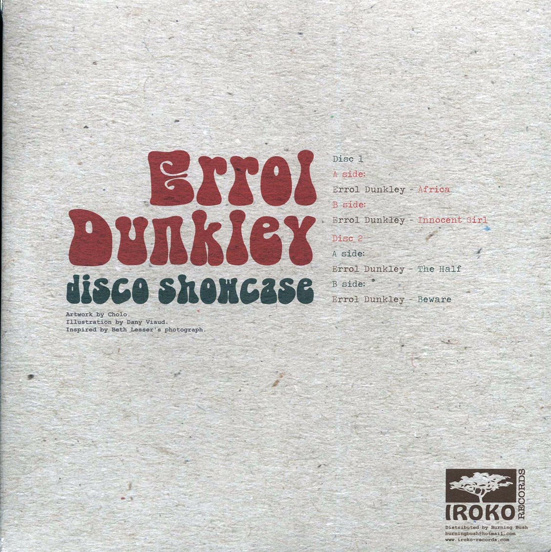 Errol Dunkley - Disco Showcase