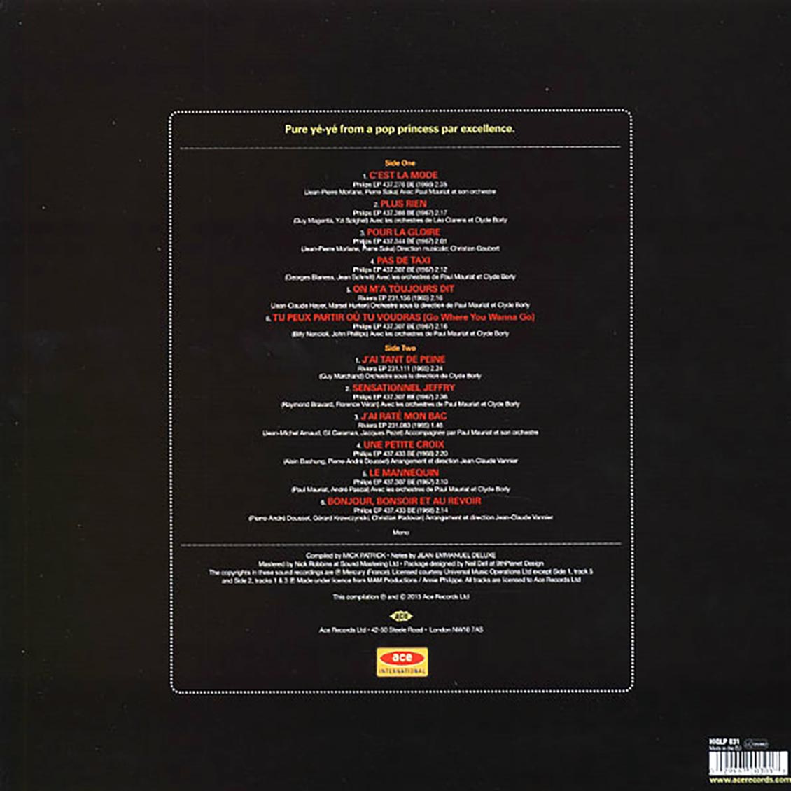 Annie Philippe - Sensationnel! Ye+Ye Bonbons 1965-1968