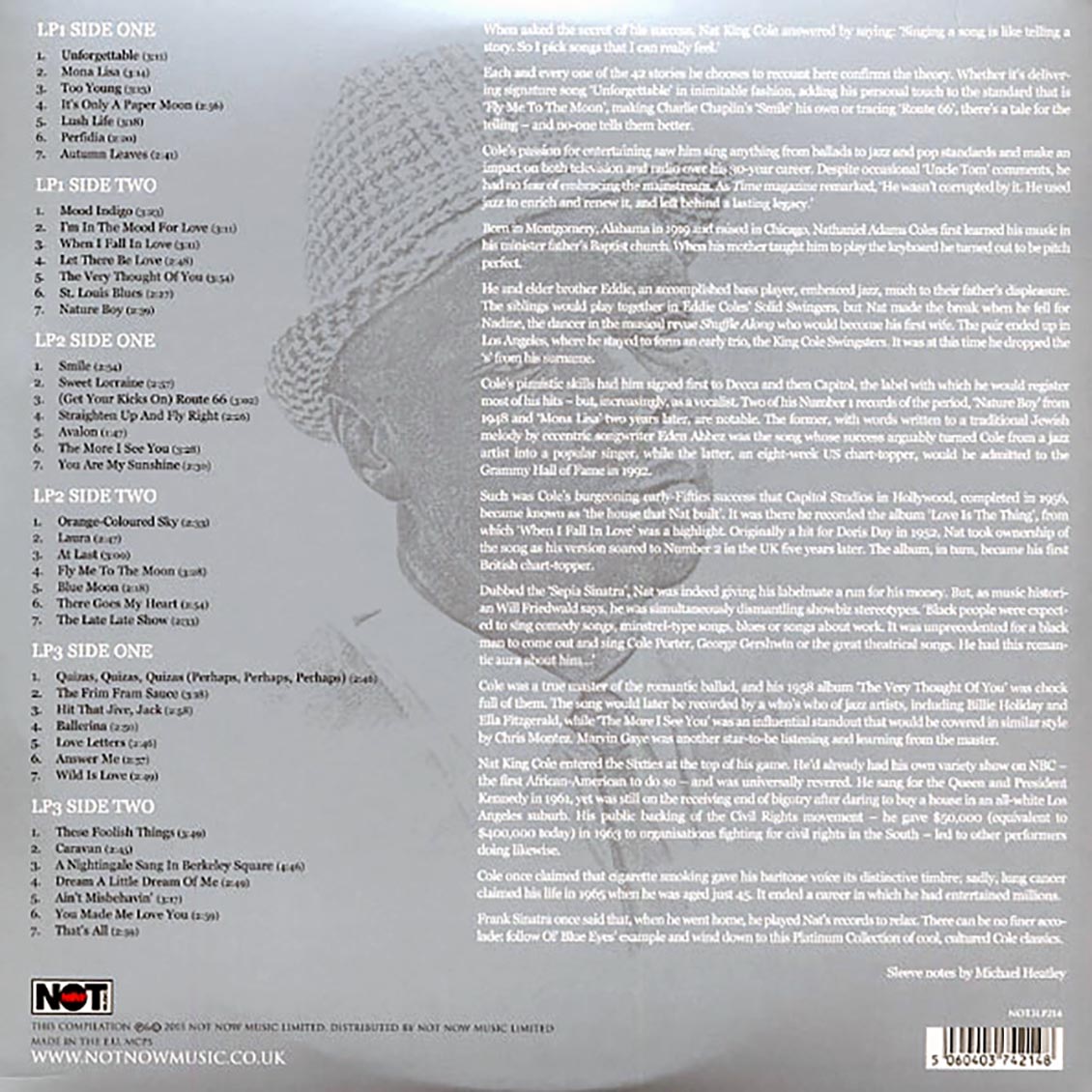 Nat King Cole - The Platinum Collection