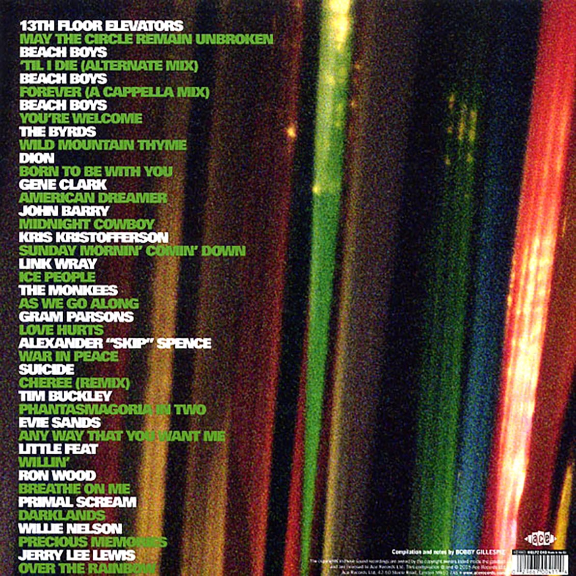 Gene Clark, The Byrds, Little Feat, Primal Scream, Etc. - Bobby Gillespie Presents Sunday Mornin' Comin' Down
