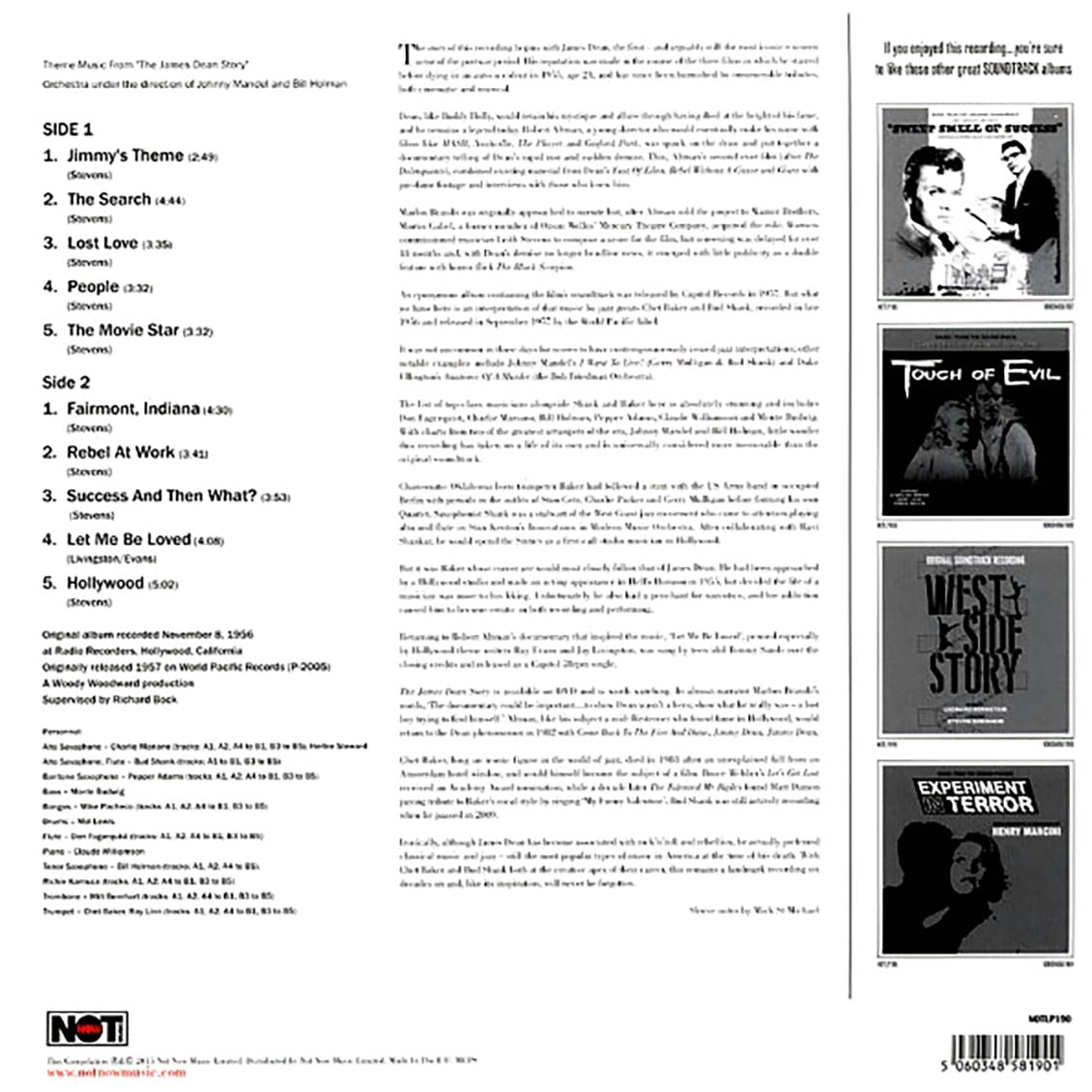 Various - Theme Music From The James Dean Story