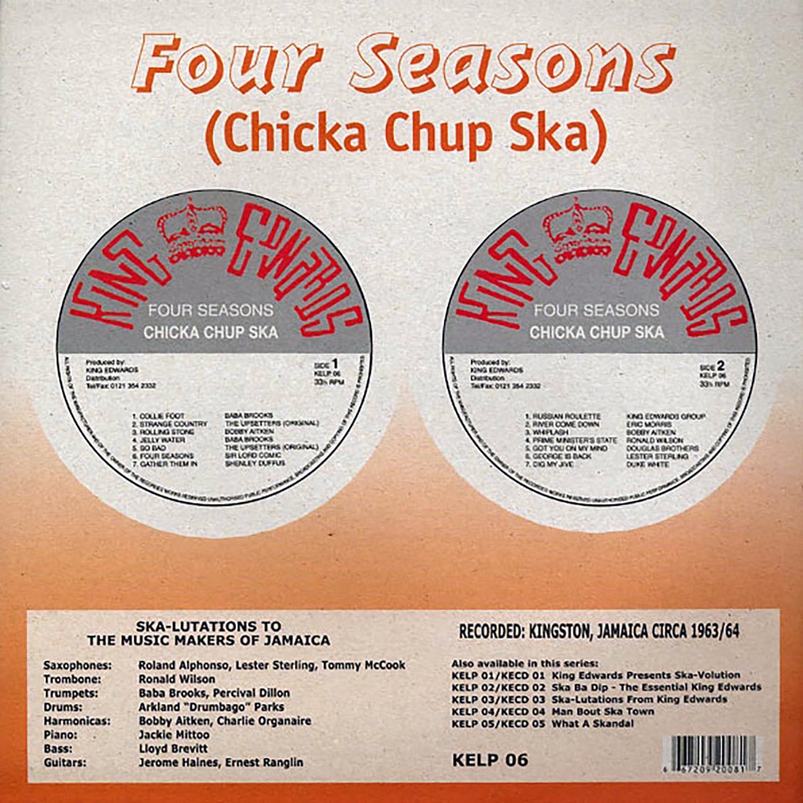 Baba Brooks, The Upsetters, Bobby Aitken, Etc. - Four Seasons: Chicka Chup Ska