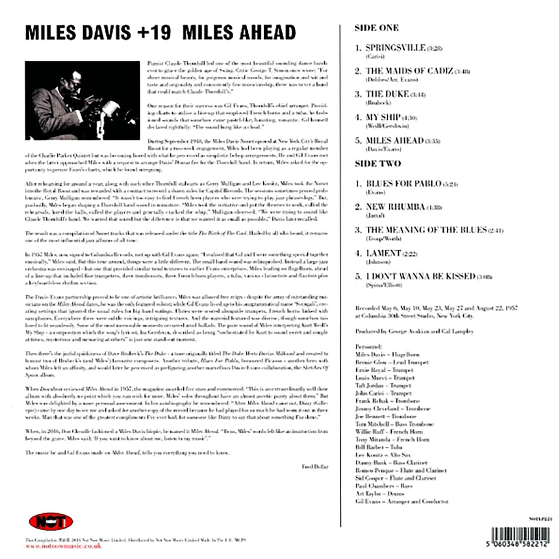 Miles Davis + 19, Gil Evans - Miles Ahead