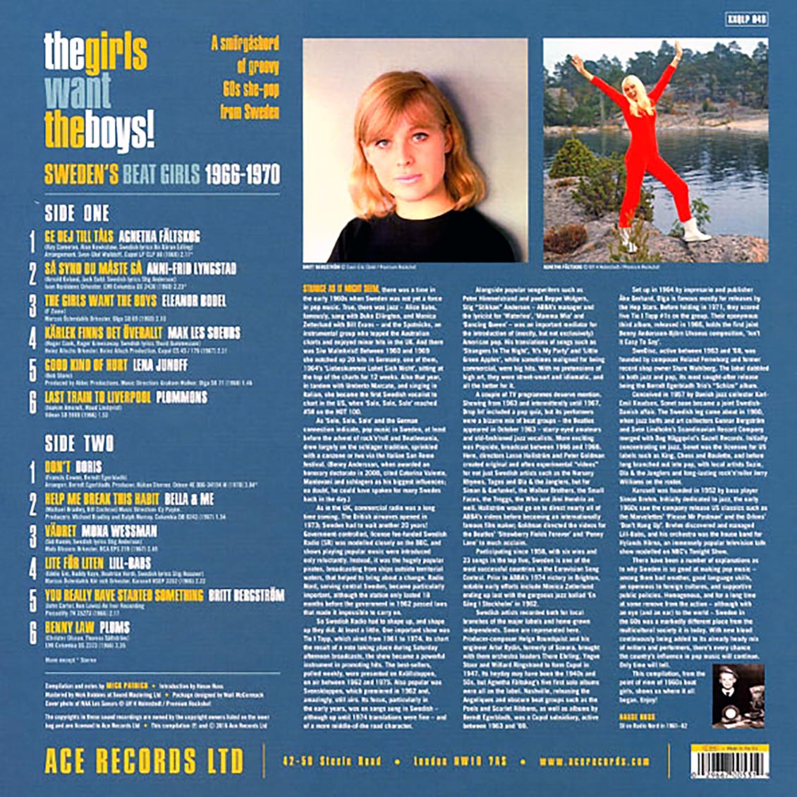 Various - The Girls Want The Boys! Sweden's Beat Girls: 1966-1970