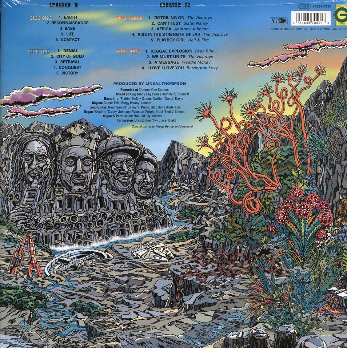 Scientist, Prince Jammy, The Roots Radics - Linval Presents Dub Landing Volume 2 + Bonus Vocals Album