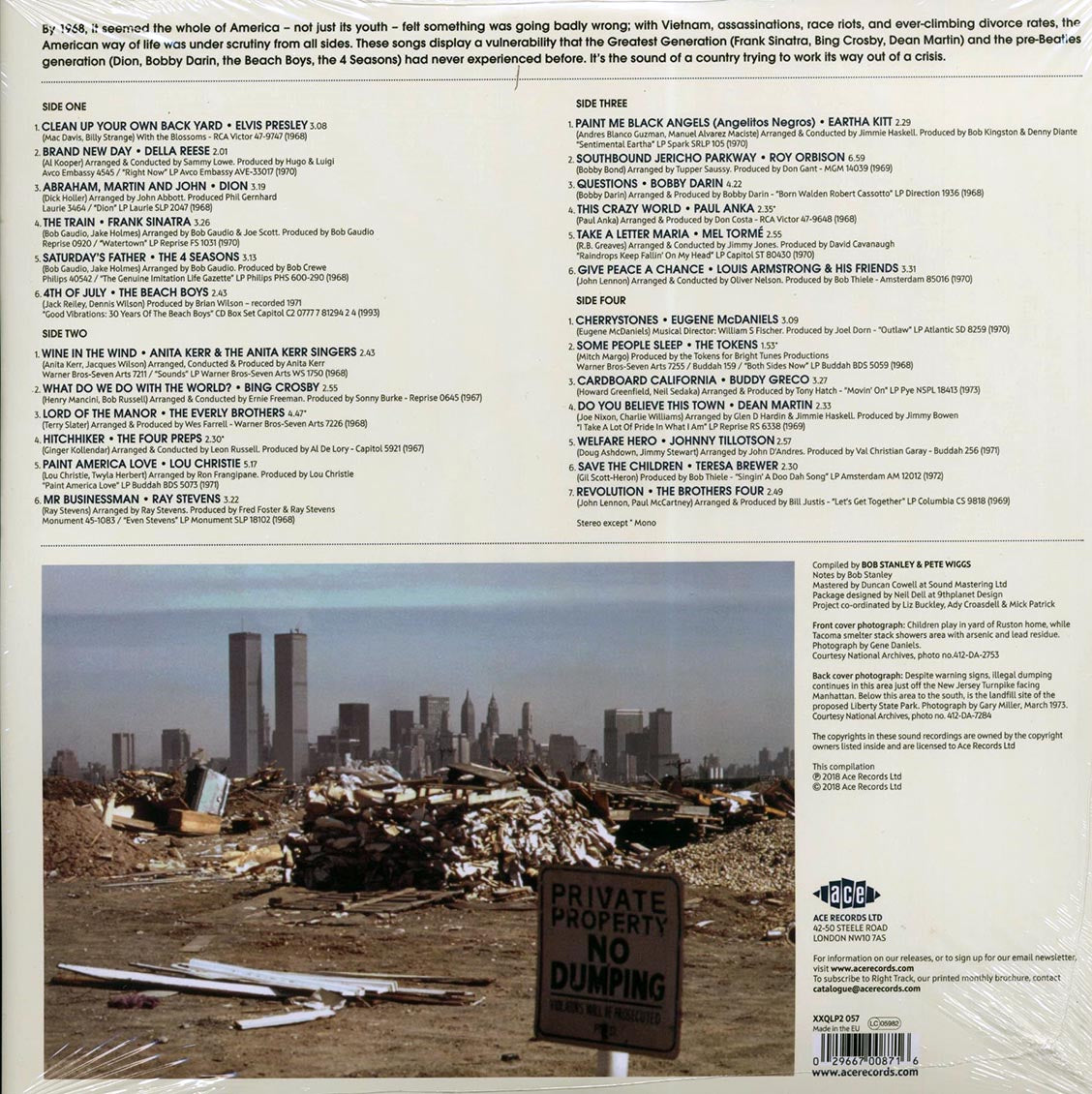 Elvis Presley, The Beach Boys, Roy Orbison, Etc. - Bob Stanley & Pete Wiggs Present State Of The Union: The American Dream In Crisis 1967-1973