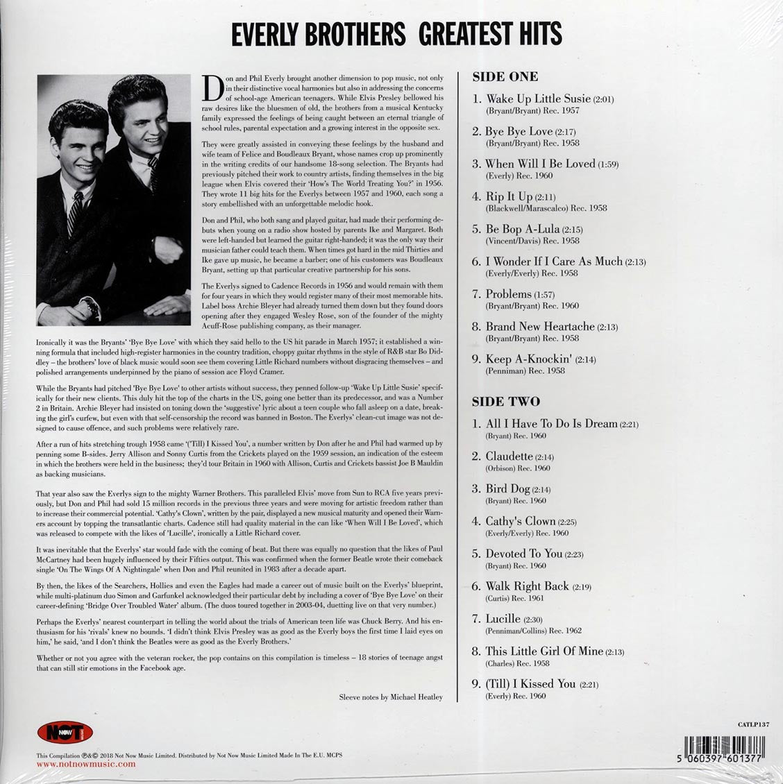Everly Brothers - Greatest Hits