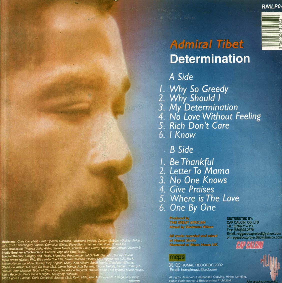 Admiral Tibet - Determination