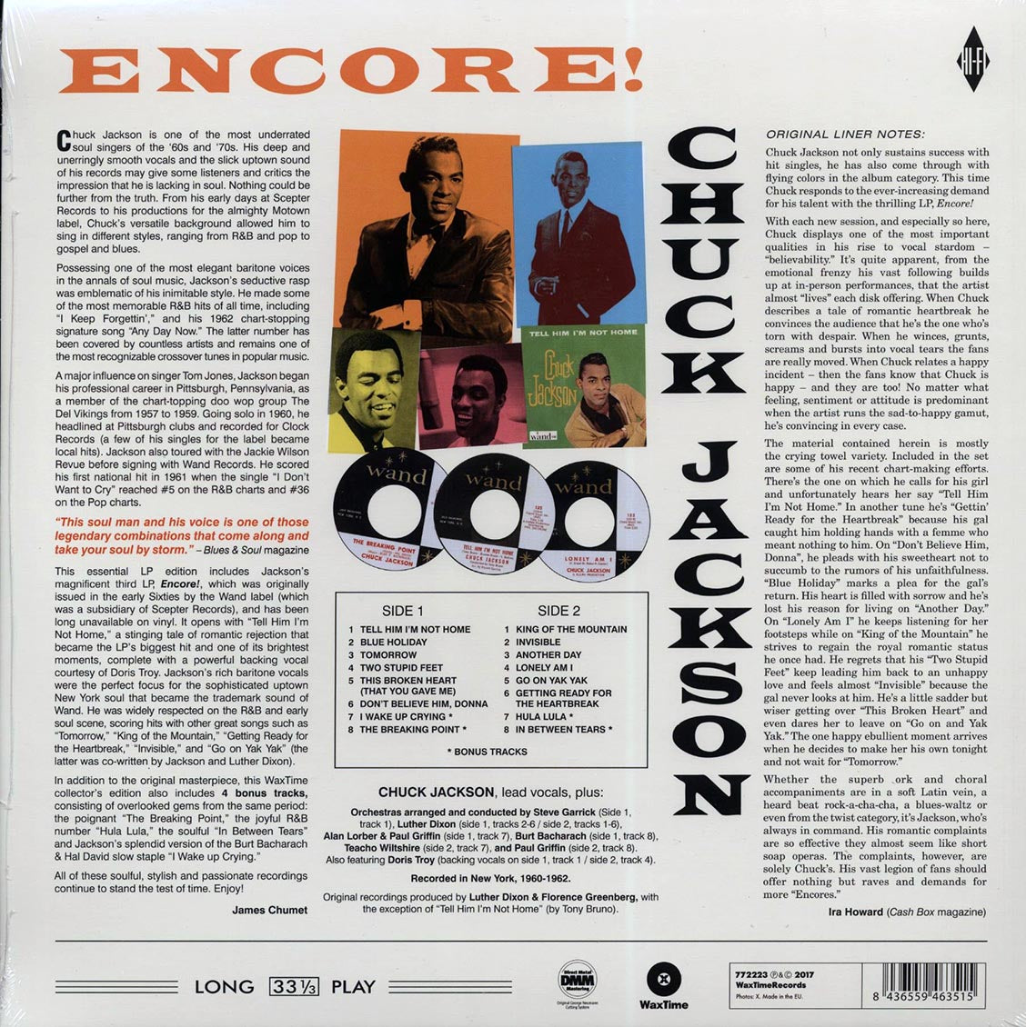 Chuck Jackson - Encore!