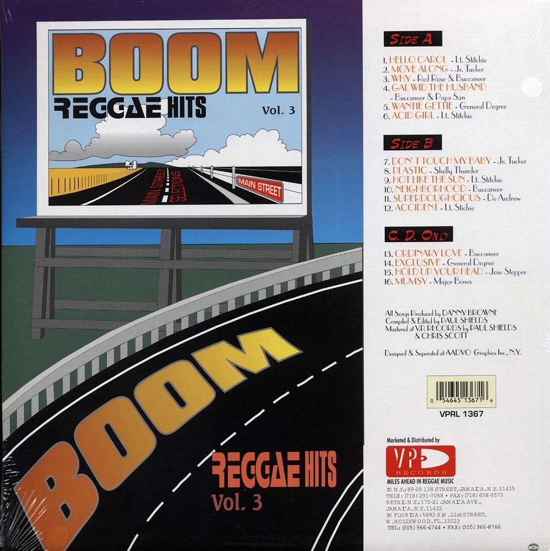 Papa San, Shelly Thunder, Red Rose, Lt. Stitchie, Etc. - Boom Reggae Hits Volume 3