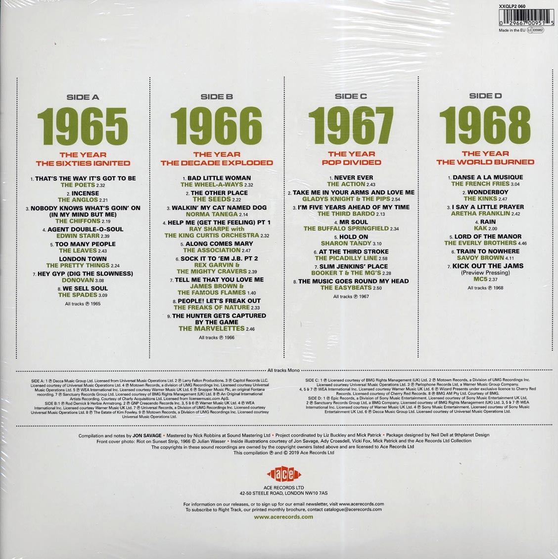 Savoy Brown, The Seeds, The Pretty Things, Etc. - Jon Savage's 1965-1968: The High Sixties On 45