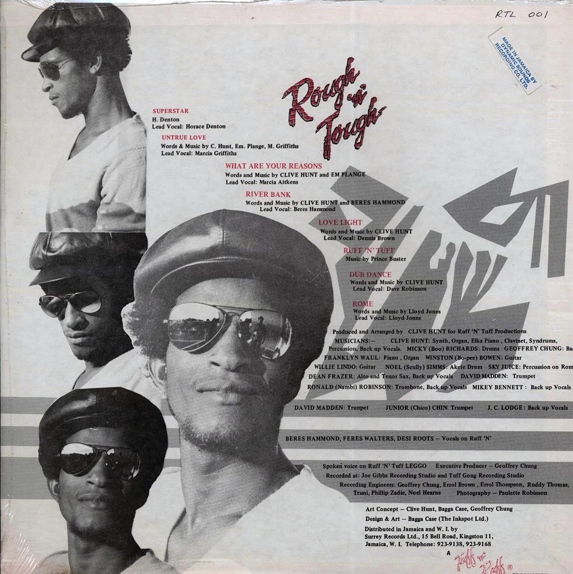 Dennis Brown, Dave Robinson, Beres Hammond, Lloyd Jones, Etc. - Clive Hunt Ruff N Tuff