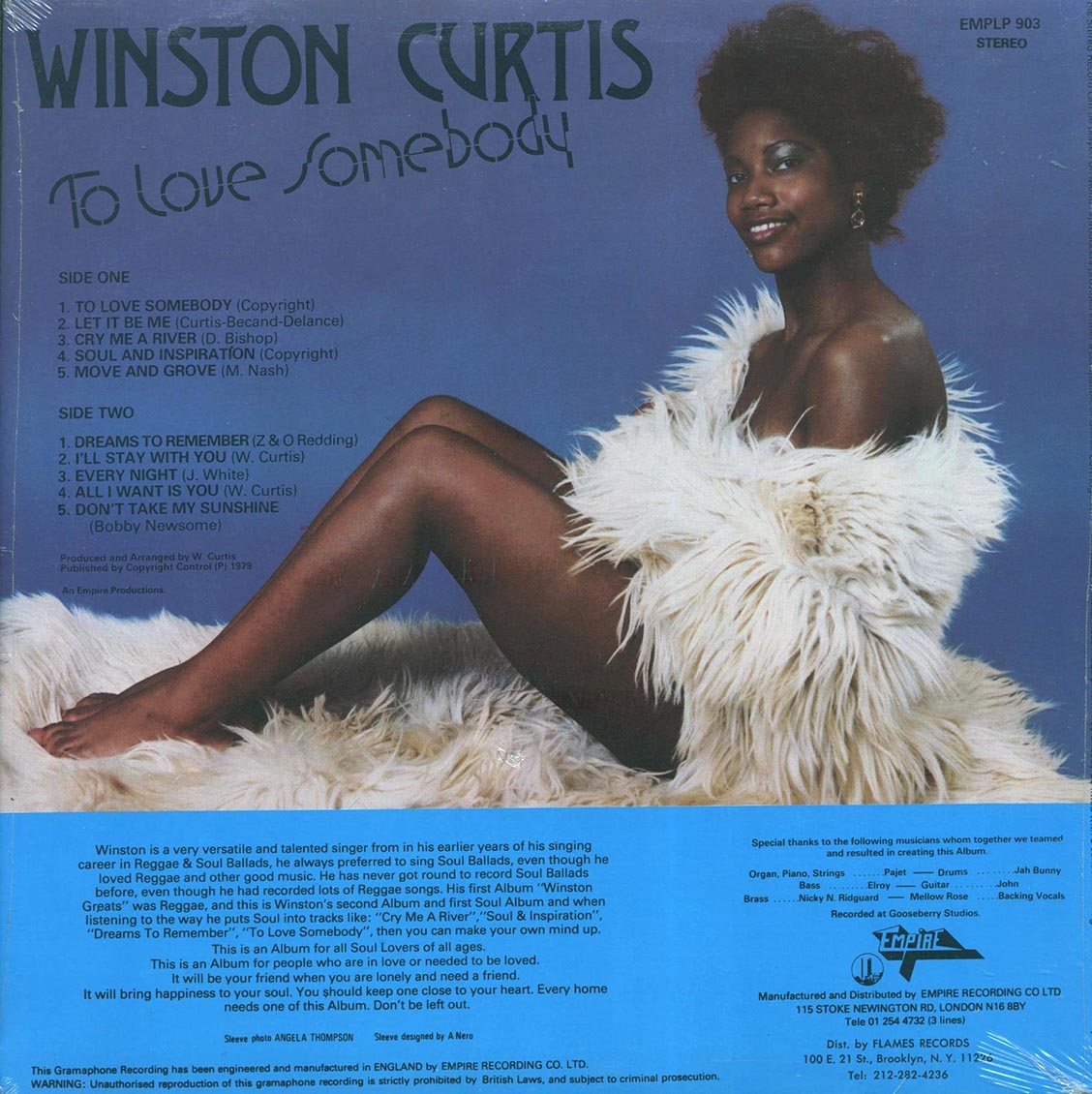 Winston Curtis - To Love Somebody