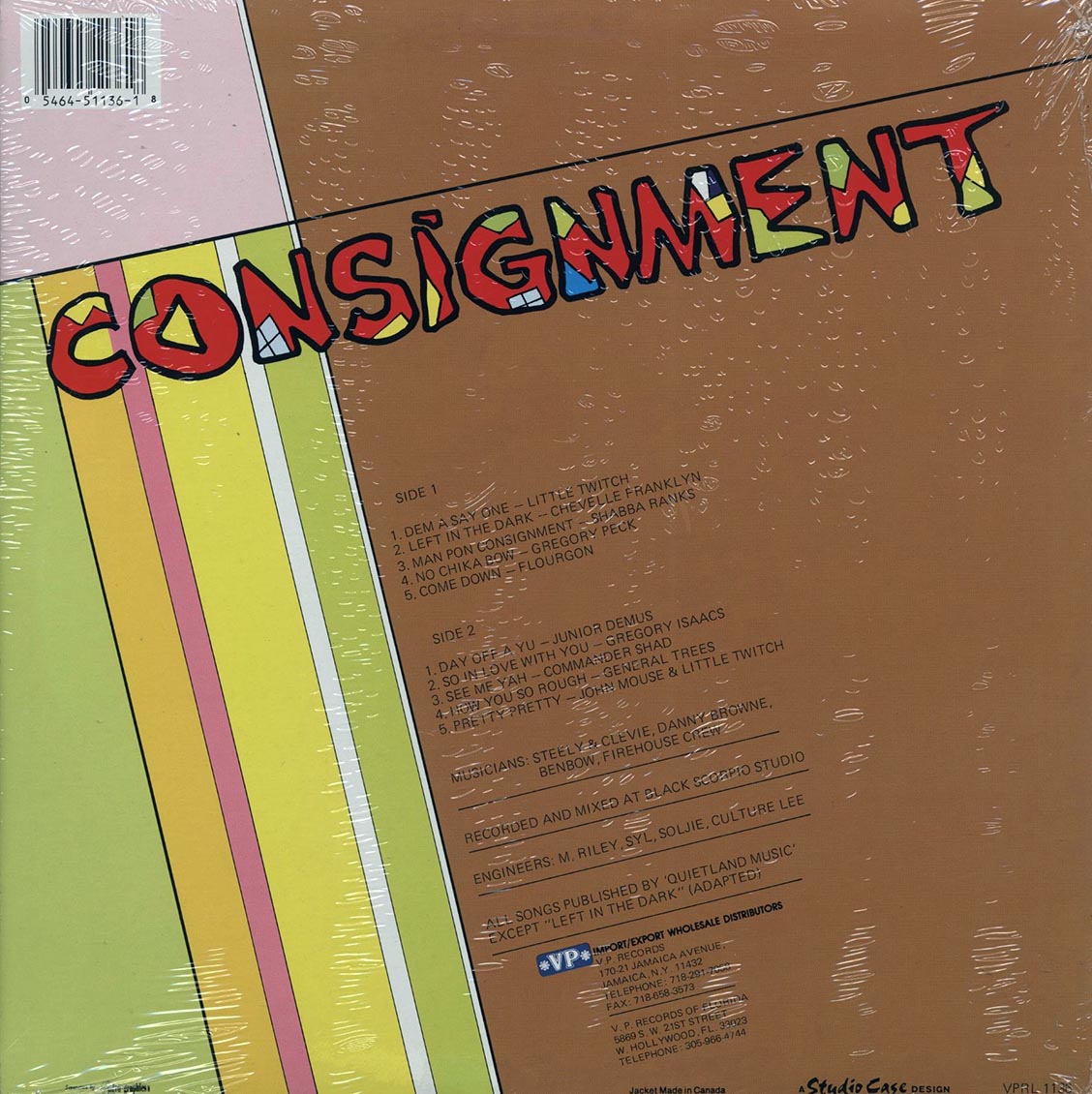 Shabba Ranks, Gregory Isaacs, Gregory Peck, Jr. Demus, Etc. - Consignment Dancehall Mix