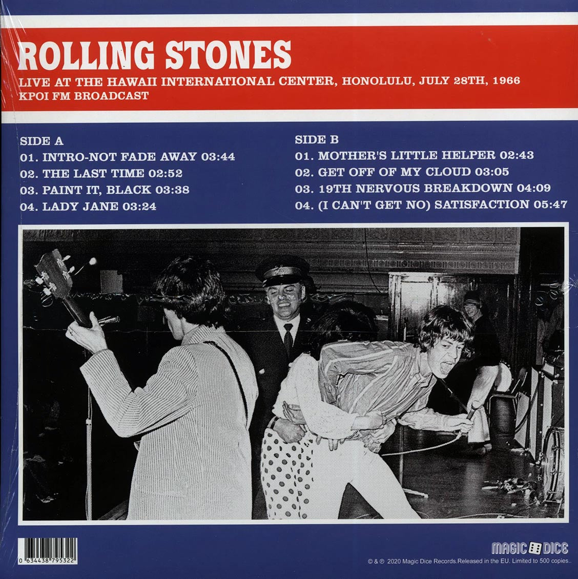 The Rolling Stones - Live At The Hawaii International Center, Honolulu, July 28th, 1966: KPOI FM Broadcast
