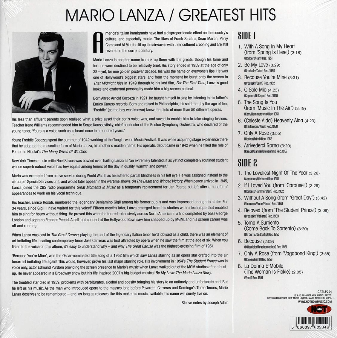 Mario Lanza - Greatest Hits