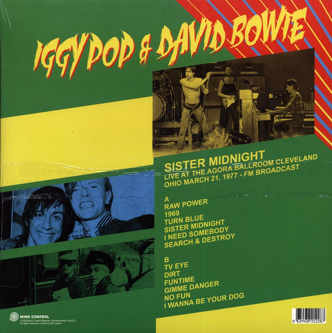 Iggy Pop, David Bowie - Sister Midnight: Live At The Agora Ballroom Cleveland Ohio March 21, 1977 FM Broadcast