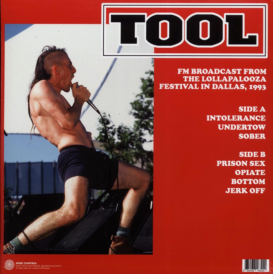 Tool - Live At The Starplex Amphitheatre, Dallas, TX August 1st 1993 FM Broadcast