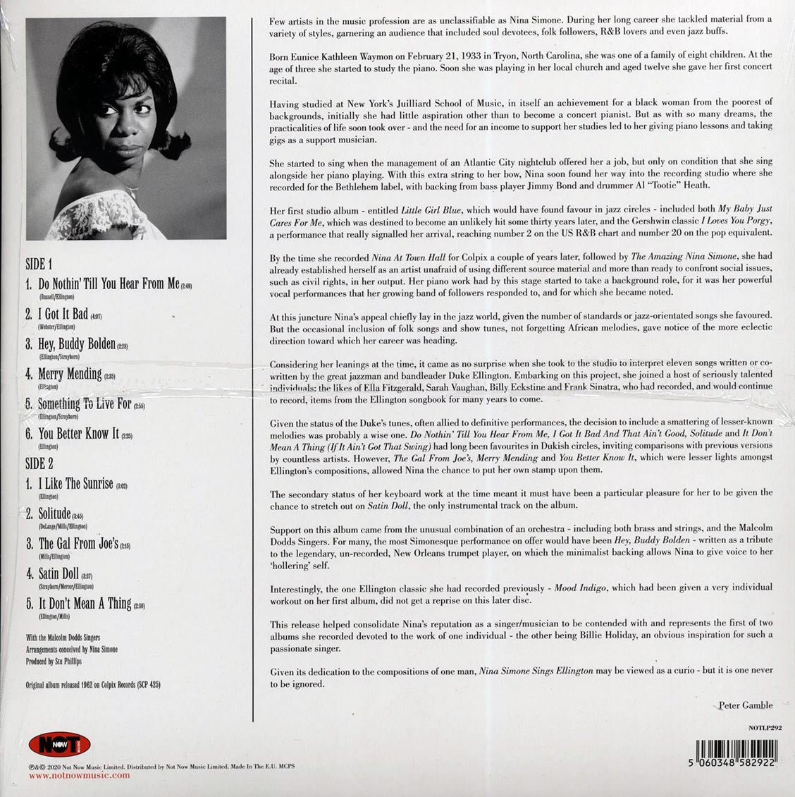 Nina Simone - Sings Ellington!