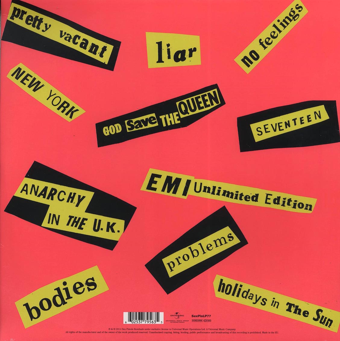 Sex Pistols - Never Mind The Bollocks Here's The Sex Pistols
