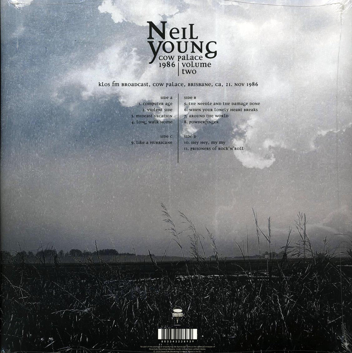 Neil Young - Cow Palace 1986 Volume 2