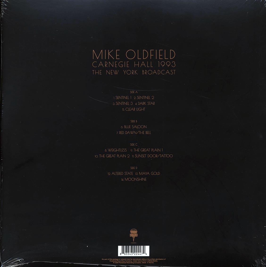 Mike Oldfield - Carnegie Hall 1993: The New York Broadcast