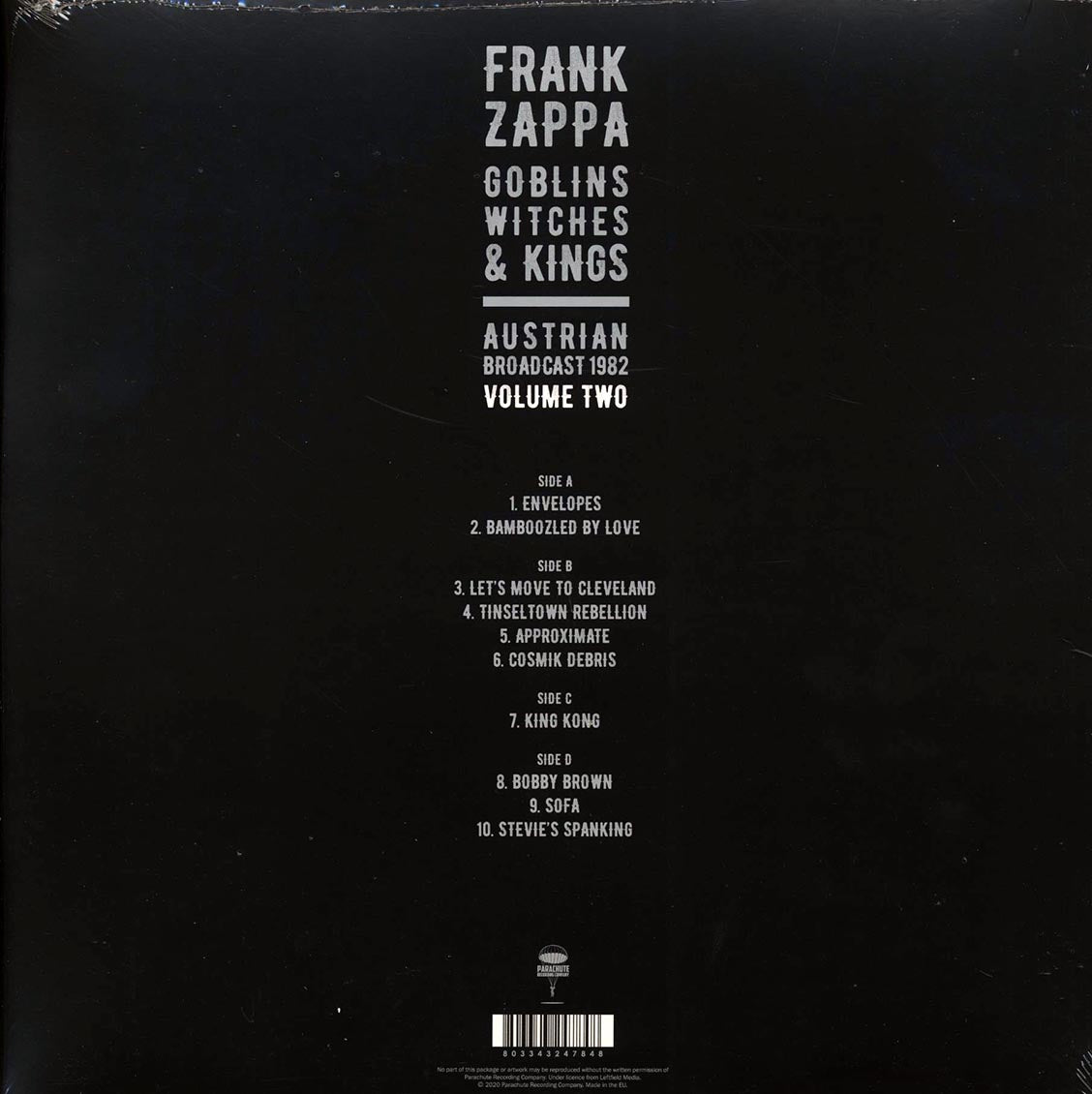 Frank Zappa - Goblins Witches & Kings Volume 2: Austrian Broadcast 1982